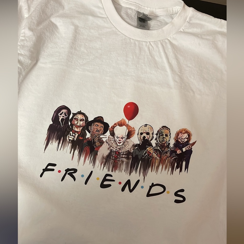 Friends shirt and Pennywise now available in our shops